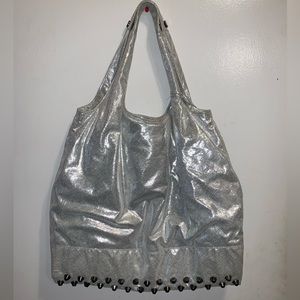 Silvery Metalic shoulder bag